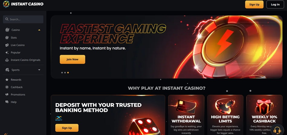 instant casino